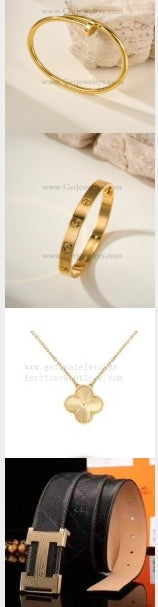202522040 Bracelets and necklace and belt