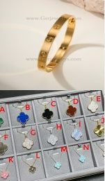 202521210 Love bracelet and VCA necklace Yellow Gold