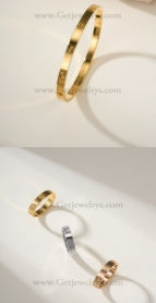 202521791  Small Model Love Bracelet and Love ring Yellow Gold