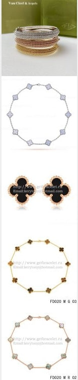 202521794 VCA Bracelet and Necklace and Earrings