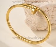 202521816 Nail Bracelet Classic Model Yellow Gold
