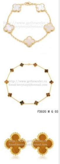 202522047  Vintage Alhambra Bracelets and Earrings