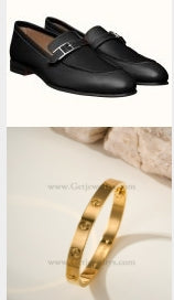 202522065 Loafers Shoes and Love Bracelet