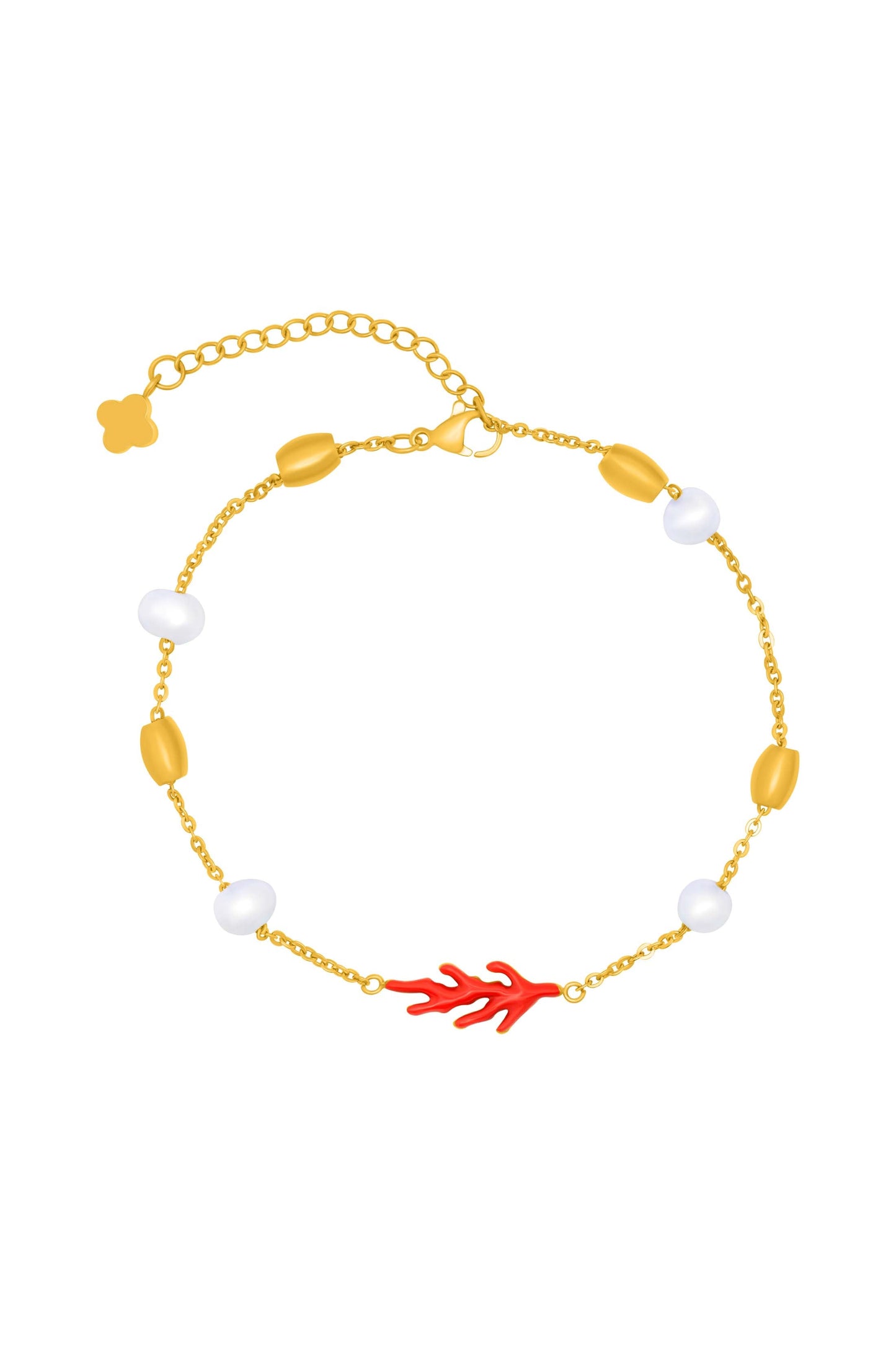 Faraglioni's Coral Reef Anklet